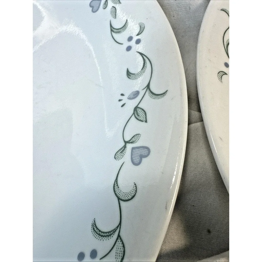 Vintage Set of 6 Corning Ware Corelle Country Cottage Dinner Plates 10.25'' EVC